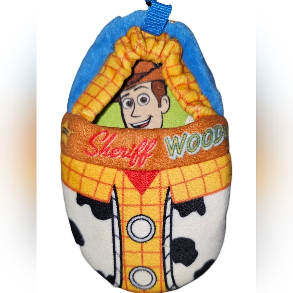 Disney Toy Story Woody & Buzz Plush Slippers Toddler Sz 5T-6T - Picture 9 of 9